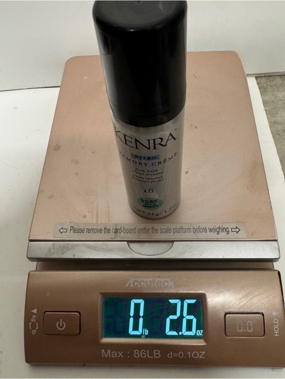 Kenra Nitro Memory Creme 18 Travel Size 1.2 OZ - Picture 4 of 4